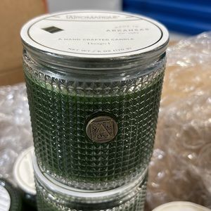 Aromatique Holiday Textured Candle - 3x3.25" - Made in USA - SET OF 3